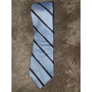 Tie Tommy Hilfiger Blue Striped Repp Ribbed Men Tie